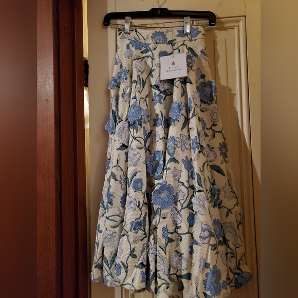 Sz 36(XS) NWT $1690 Luisa Beccaria applique full skirt - Picture 2 of 8